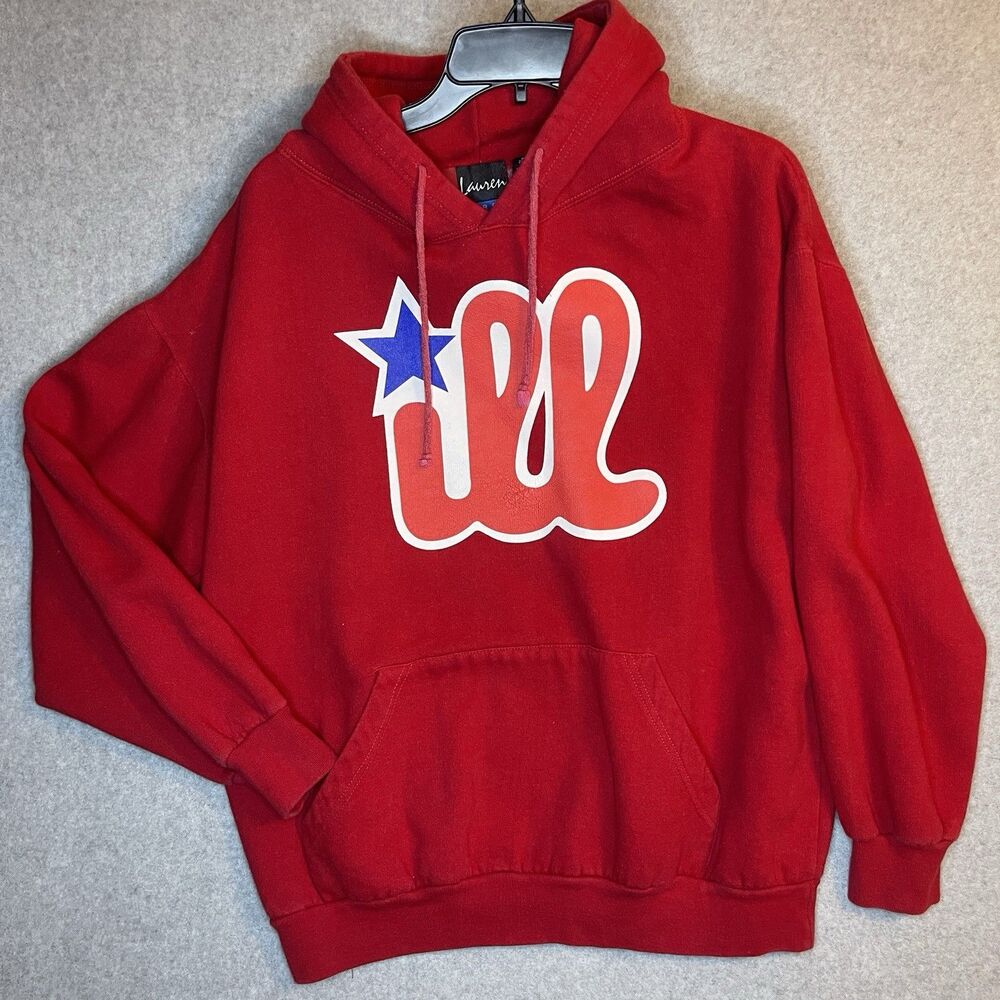 Lauren Red Philadelphia Phillis Y2K Pullover HooMen's XL